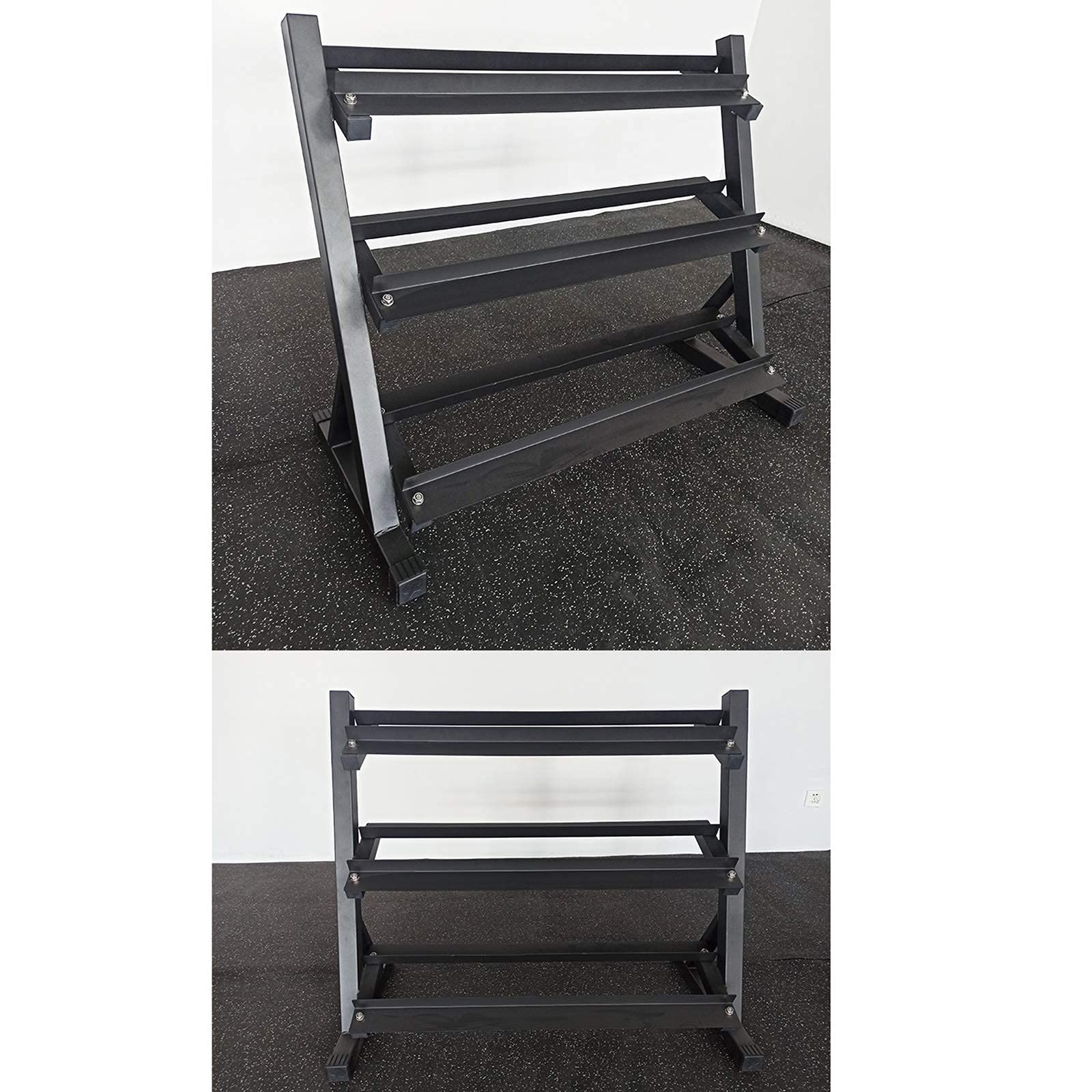3-Tier Vertical Dumbbell Storage Rack