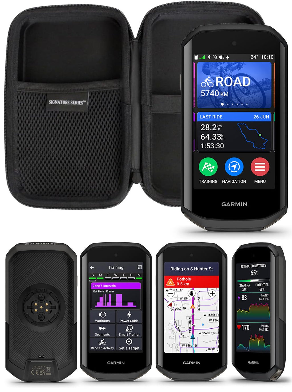 GPS Cycling Computer with Protective Hard Case