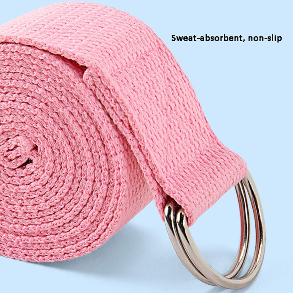 Yoga Blocks & Strap Set with High-Density Foam Bricks (2-Pack)