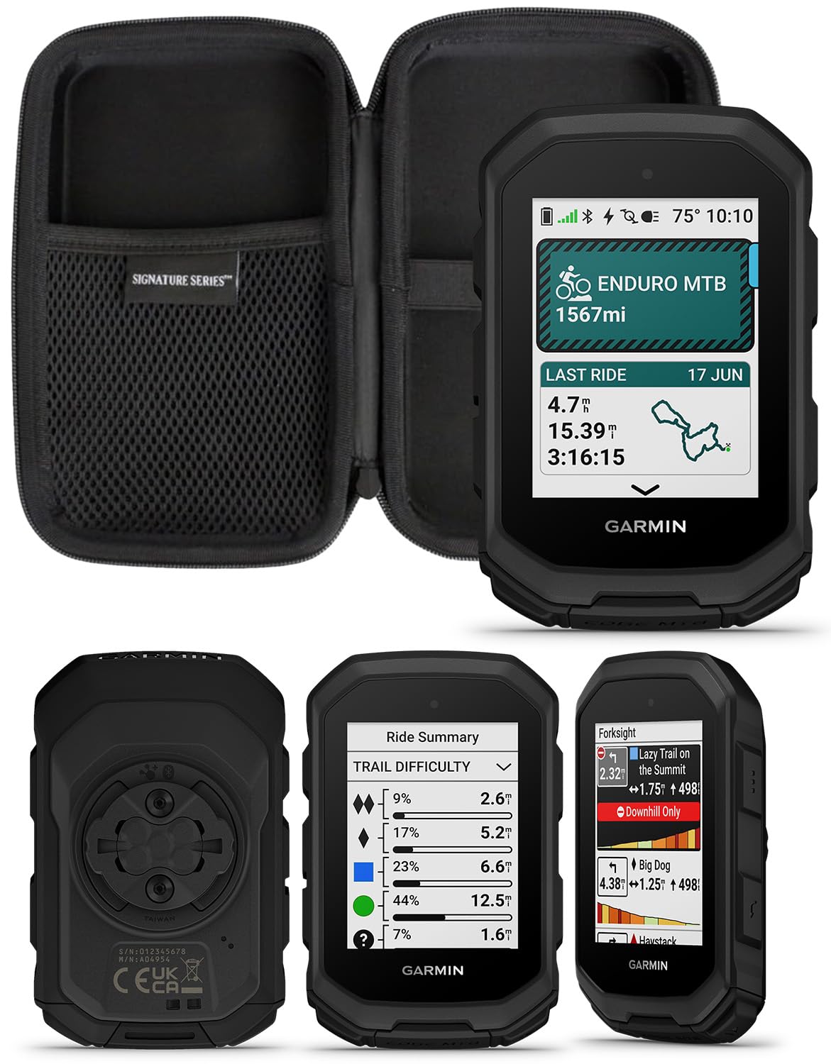 GPS Cycling Computer with Protective Hard Case