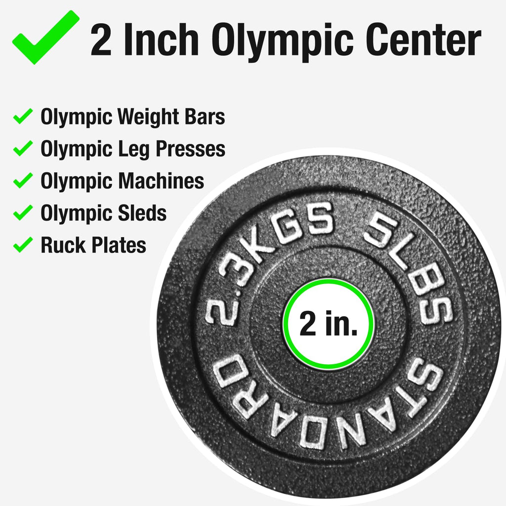 445LB Olympic Steel Weight Plates Set