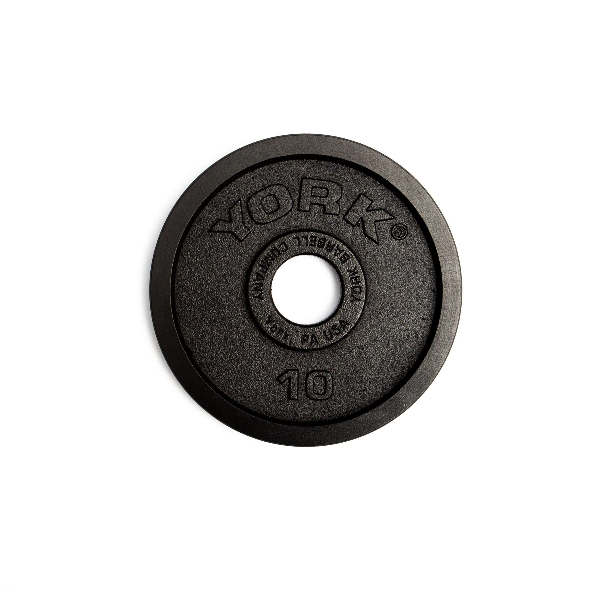 York Barbell Legacy Cast Iron Precision Milled Olympic Plate Set