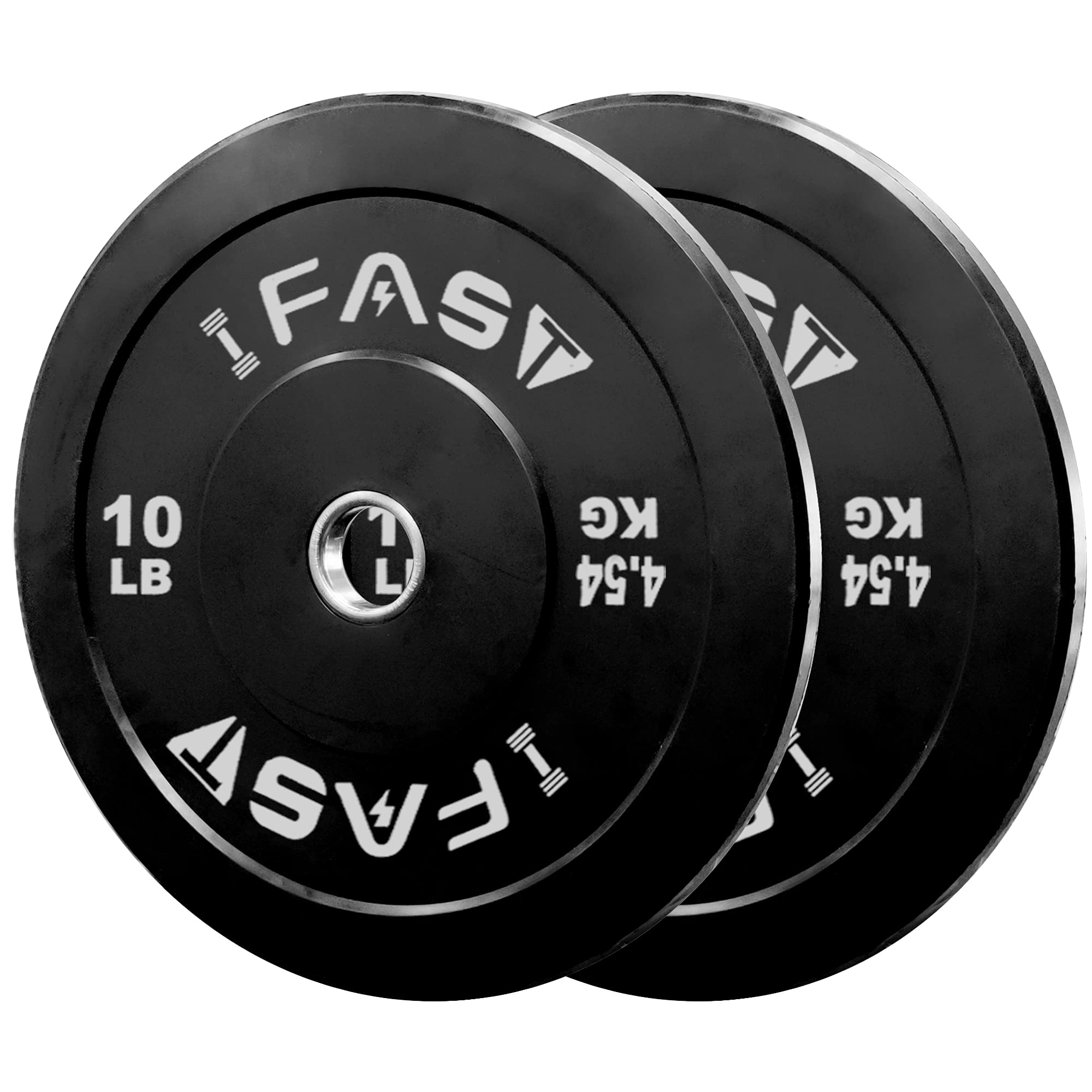 Olympic Rubber Bumper Weight Plates Set