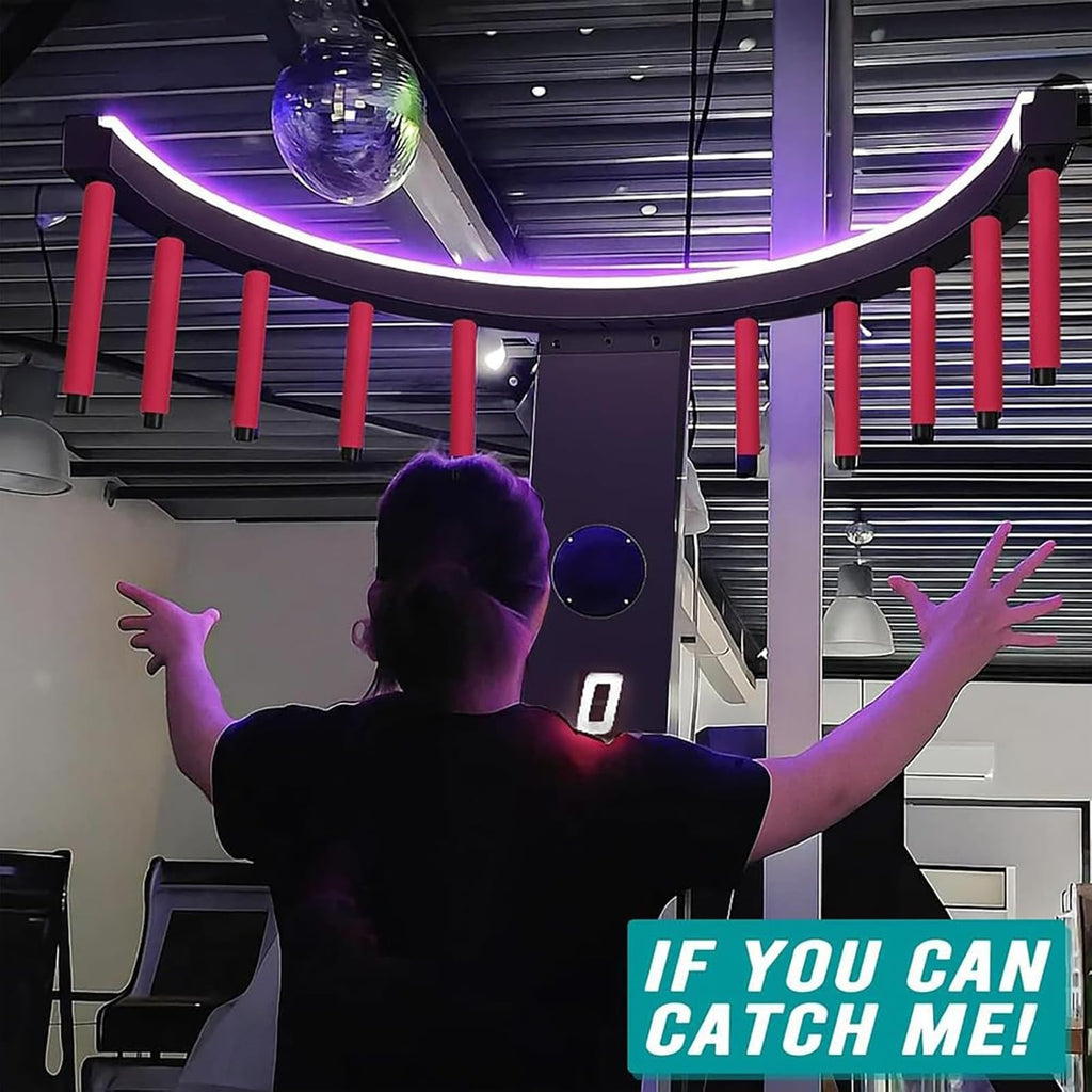 LED Reflex Training Catch Stick Game Machine