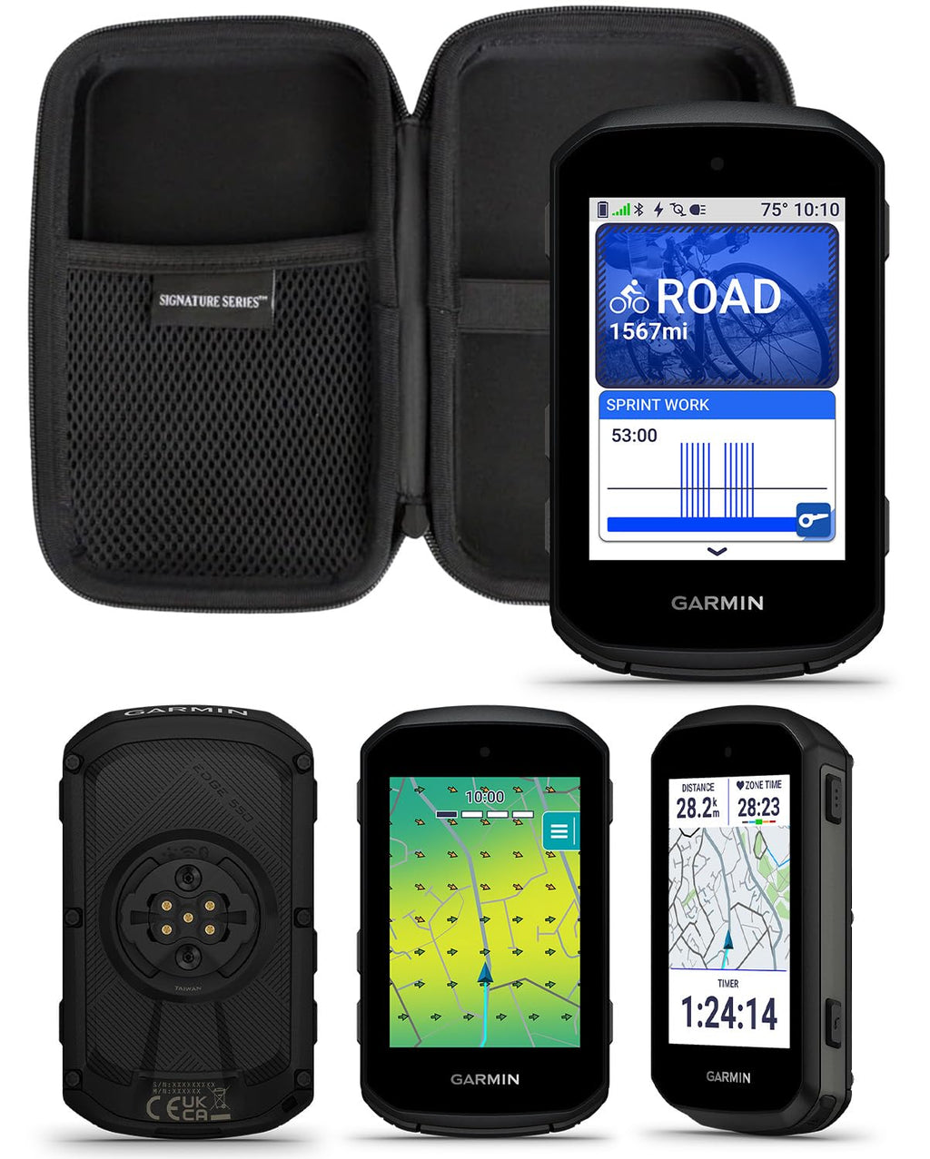 GPS Cycling Computer with Protective Hard Case