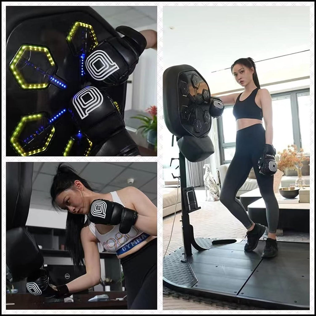 Music Boxing Training Machine with LED Lights