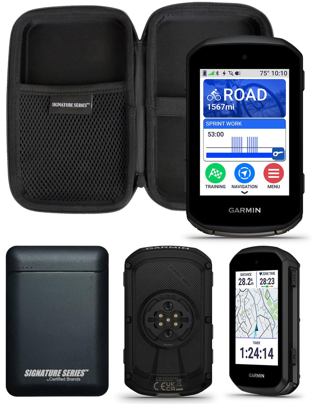 GPS Cycling Computer with Protective Hard Case