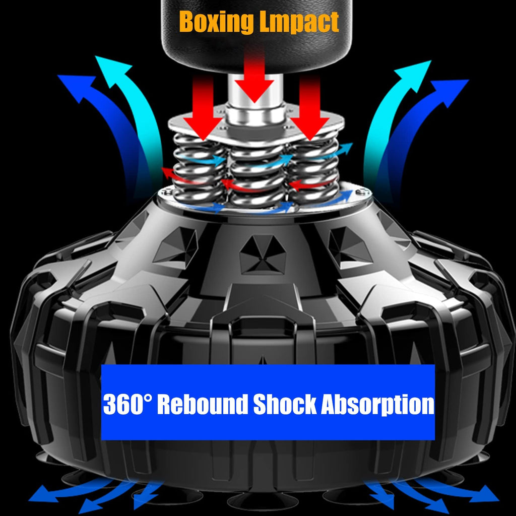 Freestanding Punching Bag with Suction Base 175cm