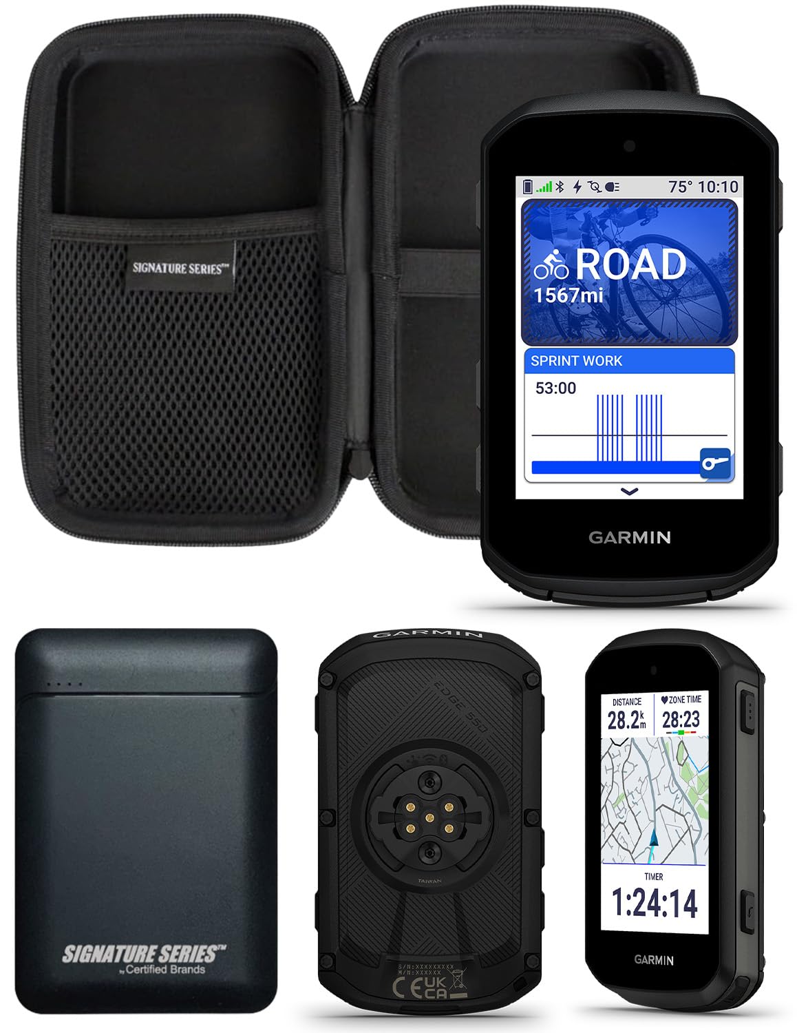 GPS Cycling Computer with Protective Hard Case