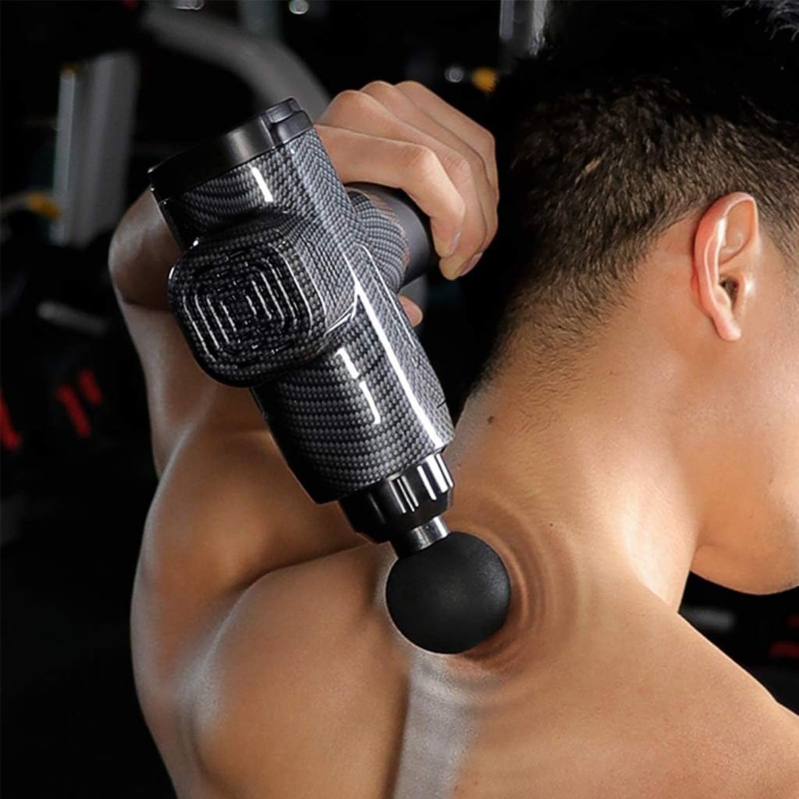 30-Speed Vibration Massage Gun with 8 Massage Heads