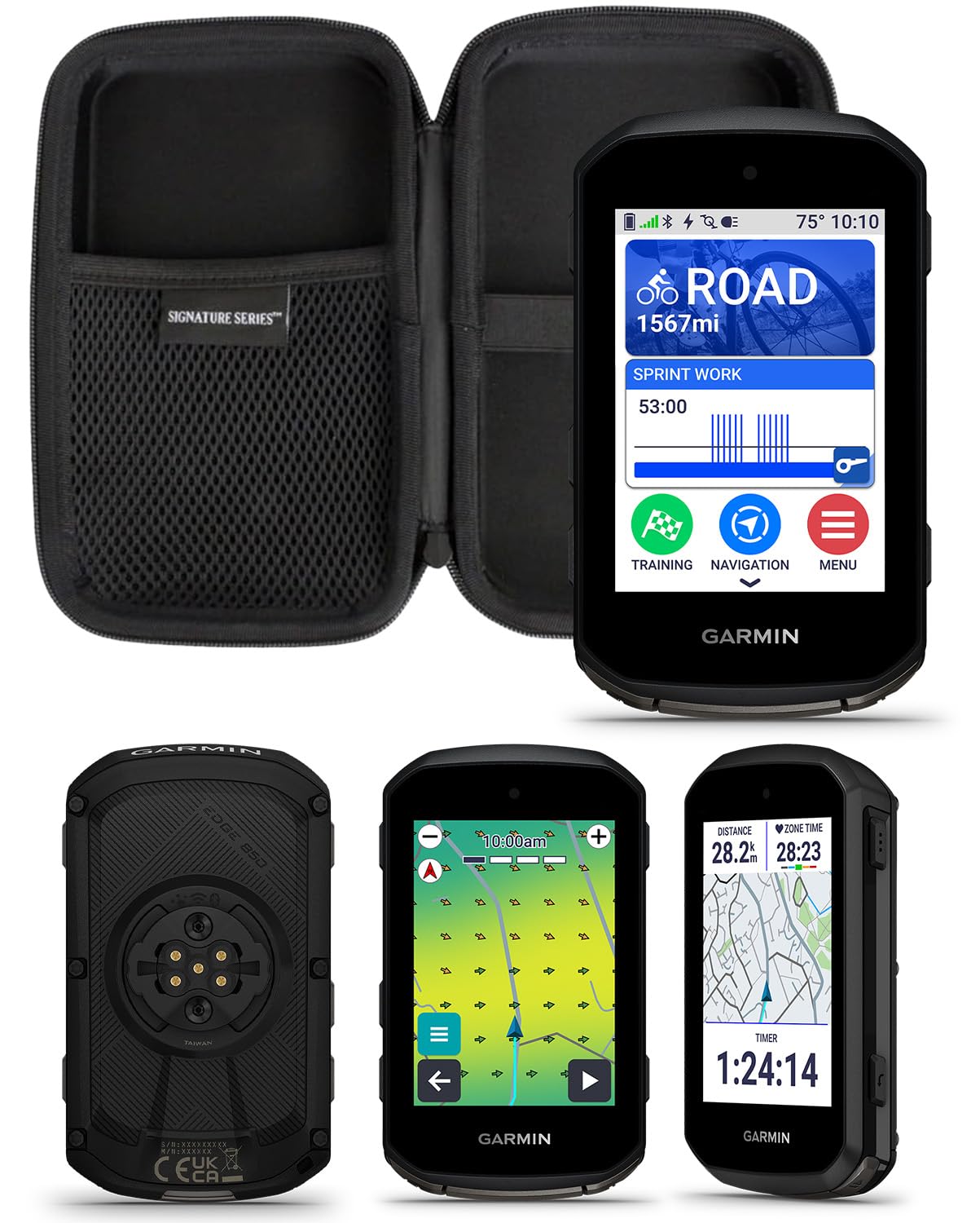 GPS Cycling Computer with Protective Hard Case