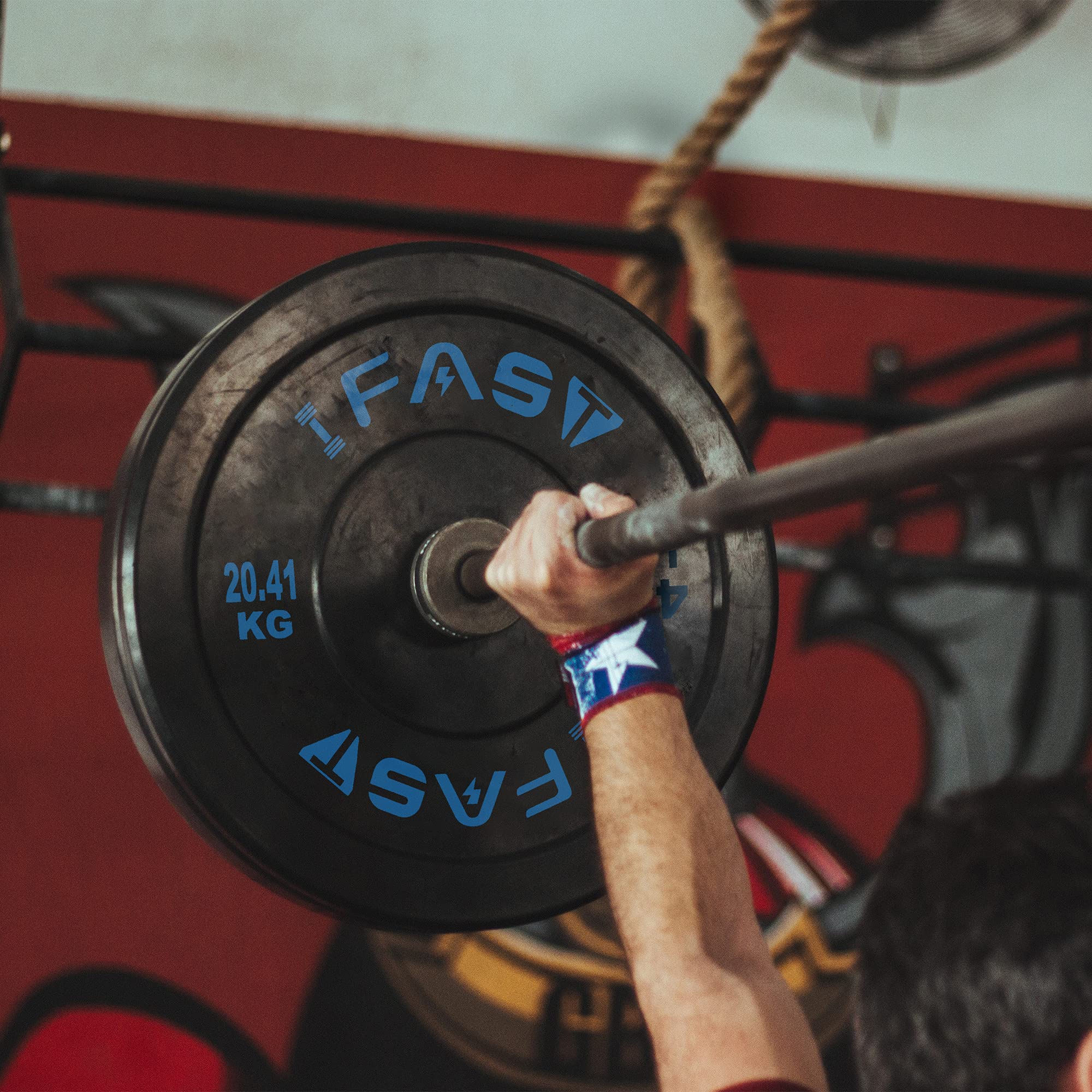 Olympic Rubber Bumper Weight Plates Set