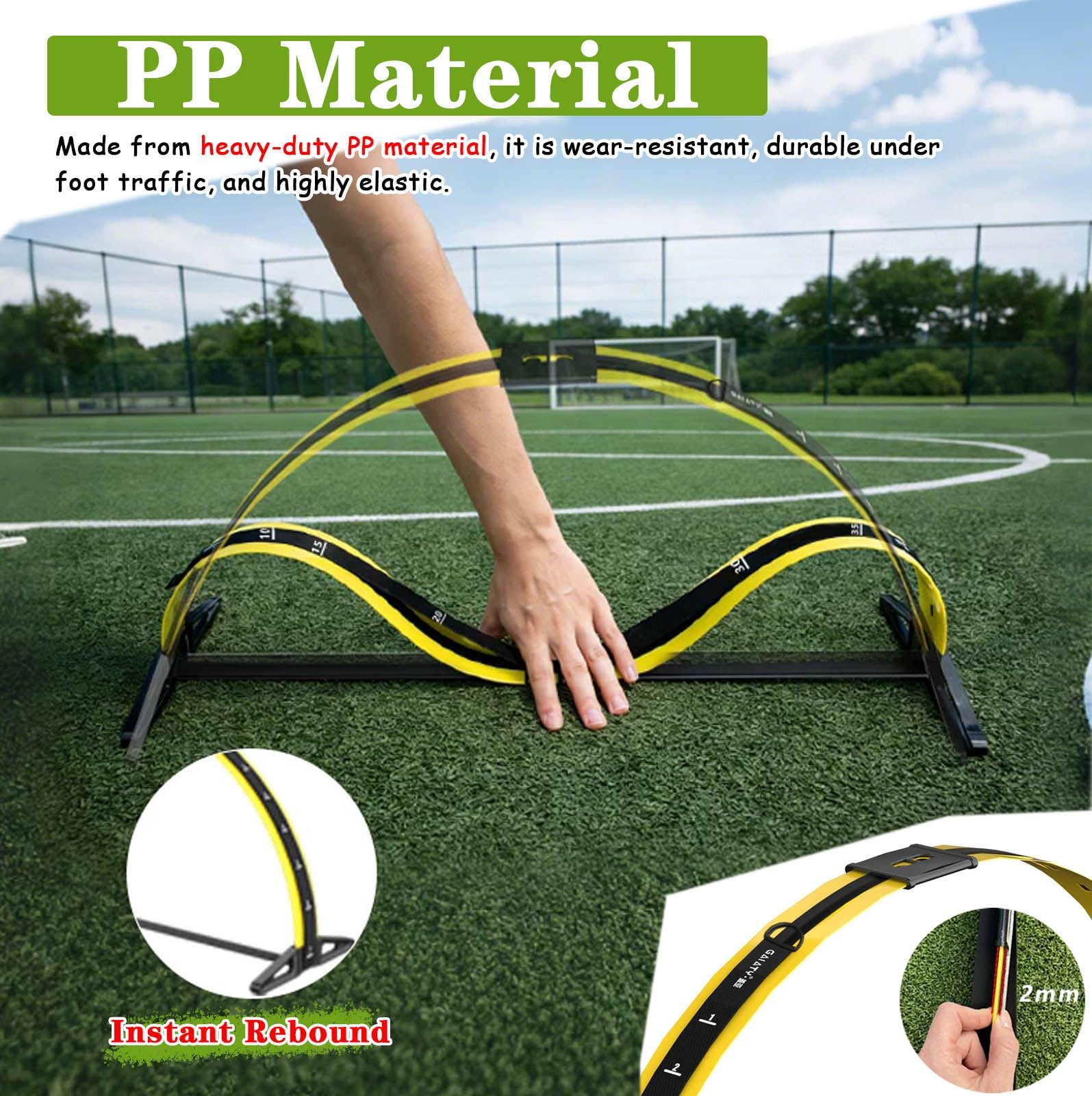 6-Pack Adjustable Agility Hurdles for Speed Training