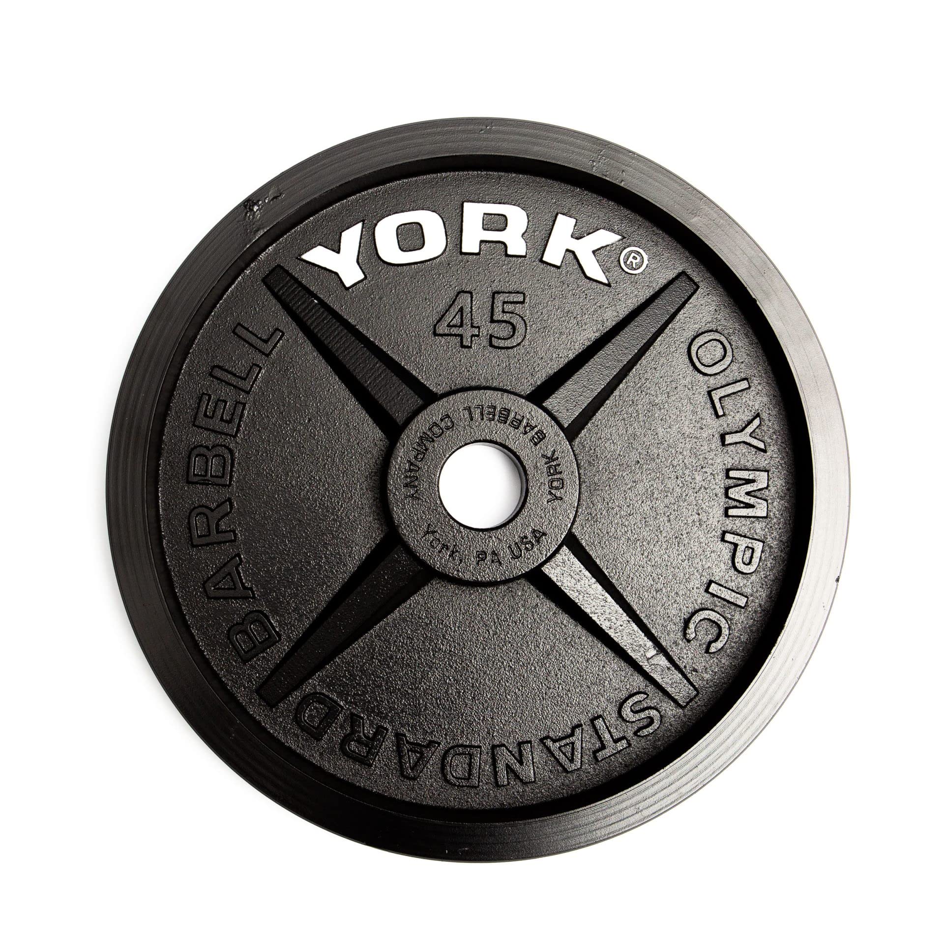 York Barbell Legacy Cast Iron Precision Milled Olympic Plate Set